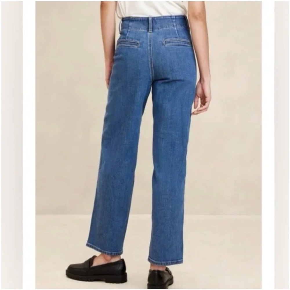 Banana Republic High Rise Straight Weekend Jeans |Medium‎ Wash |26/2 |#851909-00